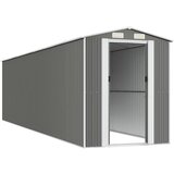  Vrtno spremište svjetlosivo 192x772x223 cm pocinčani čelik | shoptok.hr