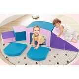  Mehki gradniki s tunelom in klančino, poligon - modra+vijolična | Shoptok.si