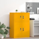 Ormarić za pohranu Žuta 80 x 40 x 40 cm Čelik | shoptok.hr
