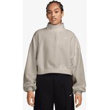 Nike Dukserica W NK STDO FLC PLSH OS CRP QZ Cene