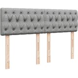  Krevet box spring s madracem svjetlosivi 140x200 cm od tkanine | shoptok.hr
