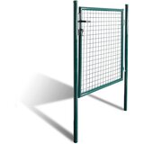  Jednokrilna ogradna vrata 100x100 cm Čelik s praškastim premazom | shoptok.hr