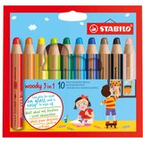 Stabilo Barvice Woody 3 v 1 – 10 barv | Shoptok.si