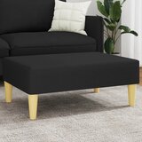vidaXL Stolček za noge črn 77x55x31 cm blago Cene