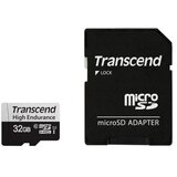 Transcend 32GB microsd w/ adapter uhs-i U1 class 10 high endurance, read/write up to 100/40 mb/s cene