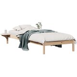  Krevetna konstrukcija s bočnim stolovima Prirodna 100 x 220 cm | shoptok.hr
