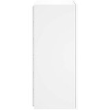  Zidni TV ormarić s LED svjetlima bijeli 40,5 x 35 x 80 cm | shoptok.hr