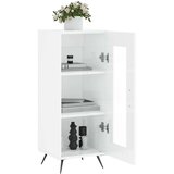 vidaXL Komoda sjajna bijela 34 5 x 34 x 90 cm od konstruiranog drva | shoptok.hr