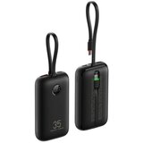 Veger prenosna baterija z vgrajenimi kabli 10000 mAh, črna | Shoptok.si