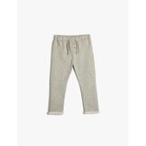 Koton Basic Jogger Sweatpants with Button Detail, Pocket and Tie Waist Cene