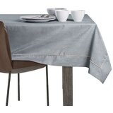 AmeliaHome stolnjak Vesta s man&amp;scaron;etom i obrubom 140x400 cm, siva Slike
