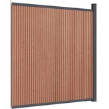vidaXL Panel za ogradu smeđi 173 x 186 cm WPC | shoptok.hr