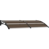  Nadstrešnica za vrata crna 200 x 100 cm PC | shoptok.hr