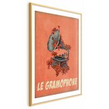  Plakat - Gramophone 21x30 Zlatni okvir s margom | shoptok.hr