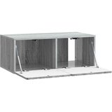 TV ormar za zid 78,5 x 41 x 30 cm Siva Sonoma Konstruirano drvo | shoptok.hr