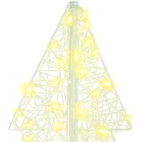 vidaXL Božićno drvce s 160 LED svjetlima Topla bijela 150 cm Akril | shoptok.hr