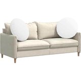  Jastučići za sjedenje 2 pcs Bijelo Ø80 x 29 cm tkanina | Eponuda.ba