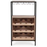 YES EVERYDAY Vitrina za vino u prirodnoj boji broj boca 12 kom, 51x91x30 cm Isaac – | shoptok.hr