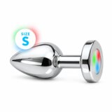 EASYTOYS ANAL analni čep s LED svjetlom, mali, srebrna Cijene