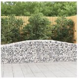  Lučne gabionske košare 5 kom 400x50x60/80 cm pocinčano željezo | shoptok.hr