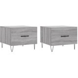  Stolići za kavu 2 kom boja hrast 50x50x40 cm konstruirano drvo | shoptok.hr