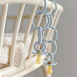 Bibs Loops obešalni obročki Baby Blue / Cloud / Petrol 12 kos | Shoptok.si