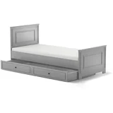 Ines Junior krevet 200x90 cm s ladicom/dodatni ležaj, grey