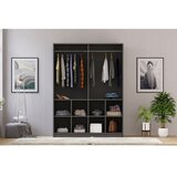 Hanah home ormar mat bela antracit rb 183 01 | ePonuda.com