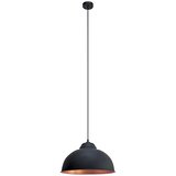 Eglo Viseča svetilka Eglo Truro (60 W, E27, vi&scaron;ina: 110 cm, premer: 37 cm, črna/bakrena) cene