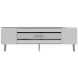Hanah home tv polica Dekolp2 white silver