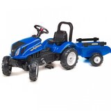 Falk Toys Traktor na pedale Falk New Holland sa prikolicom - plavi | ePonuda.com