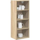 vidaXL viseći ormarić s policom riga sonoma hrast 40 x 29,5 x 100 cm | shoptok.hr