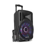 Fenton FT12LED, aktivni zvučnik, 12", 700 W, BT/USB/SD/MP3/Aux-In, LED, baterija, ručka | shoptok.hr
