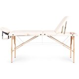 Modern Home Drveni masažni i rehabilitacioni sto, 3-sekcioni, sklopivi u kofer + torba | ePonuda.com