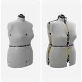  oblik haljine za žene Siva l Baršun | shoptok.hr
