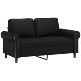 vidaXL Dvosed črn 120 cm umetno usnje, (20911052) | Shoptok.si
