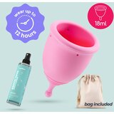 Crushious MINERVA XS MENSTRUAL CUP WITH POUCH AND TOY CLEANER 150 ML Cene