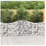  Lučne gabionske košare 7 kom 200x30x80/100 cm pocinčano željezo | shoptok.hr