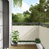  Vrtno platno za zasebnost belo 300x75 cm PVC u