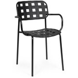 BIZZOTTO Crne metalne vrtne stolice u setu 4 kom Clover – | shoptok.hr