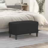  Klupa crna 70x35x41 cm od tkanine | shoptok.hr