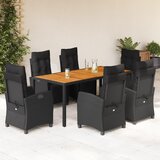  5-dijelni vrtni blagovaonski set od poliratana | shoptok.hr