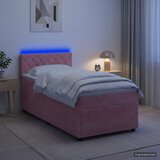  Boxspring krevet s madracem Ružičasta 80 x 200 cm Baršun | shoptok.hr