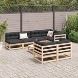  8-dijelni set vrtnih sofa od masivne borovine | Eponuda.ba