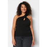 Trendyol Curve Plus Size Blouse - Black - Fitted cene