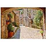  Tapeta - Provincial alley in Tuscany 400x280 | shoptok.hr