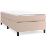  Kreveta s oprugama boja cappuccina 80x200cm umjetna koža | shoptok.hr