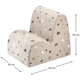 Wigiwama Svetlo rjav otroški fotelj iz tkanine bouclé/iz šenilje Terrazzo Cloud – | Shoptok.si