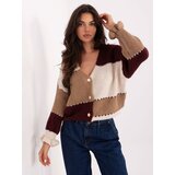 RUE PARIS Sweater-MI-SW-0903.87-burgundy | Shoptok.si