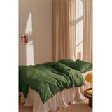 Ellos Home Zelena enojna posteljnina iz mešanice lana 150x200 cm Elly – | Shoptok.si